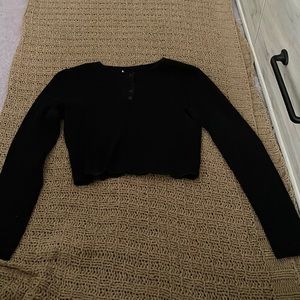 cropped long sleeve